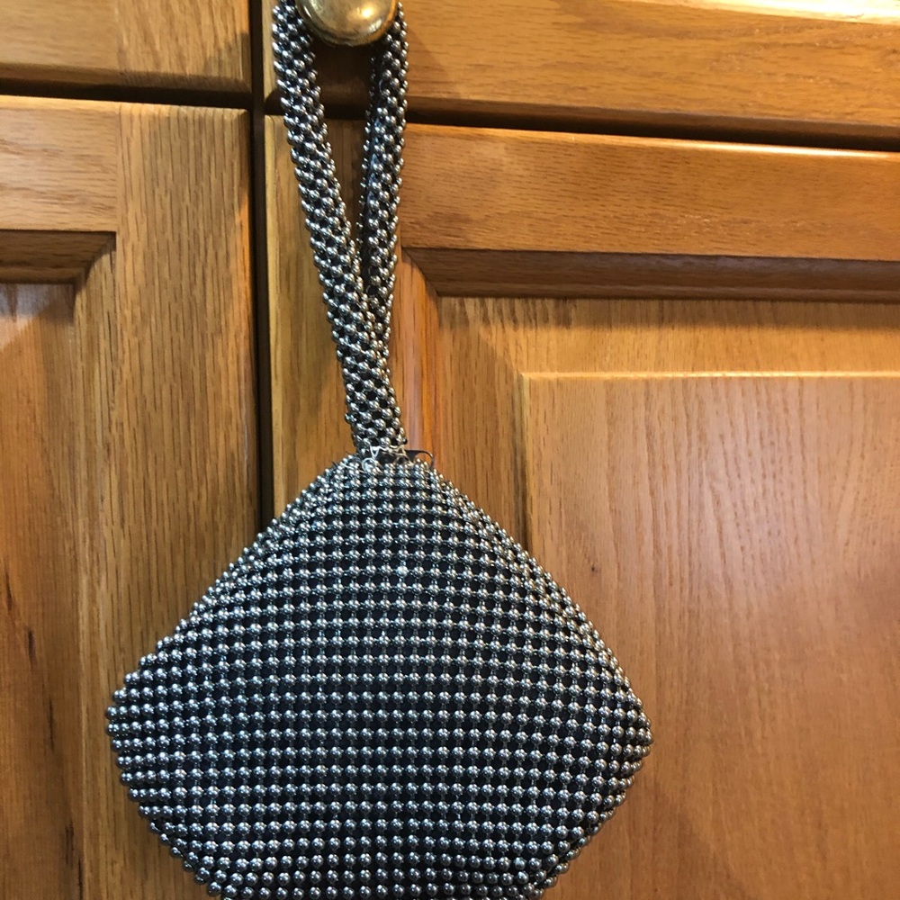 Metallic Beaded Bag